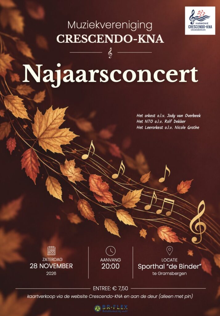 🍂🎶 Beleef de magie van muziek tijdens ons Najaarsconcert!